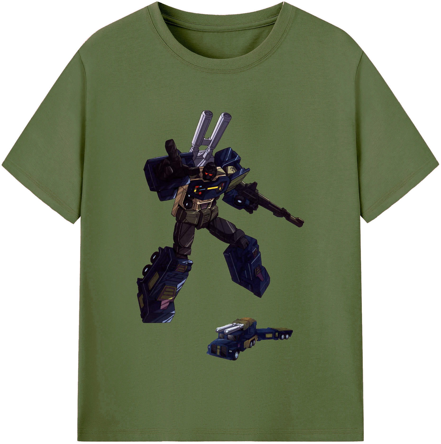（画像用）  綿100％半袖Tシャツ（フロントプリント）